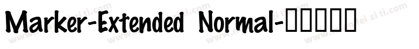 Marker-Extended Normal字体转换